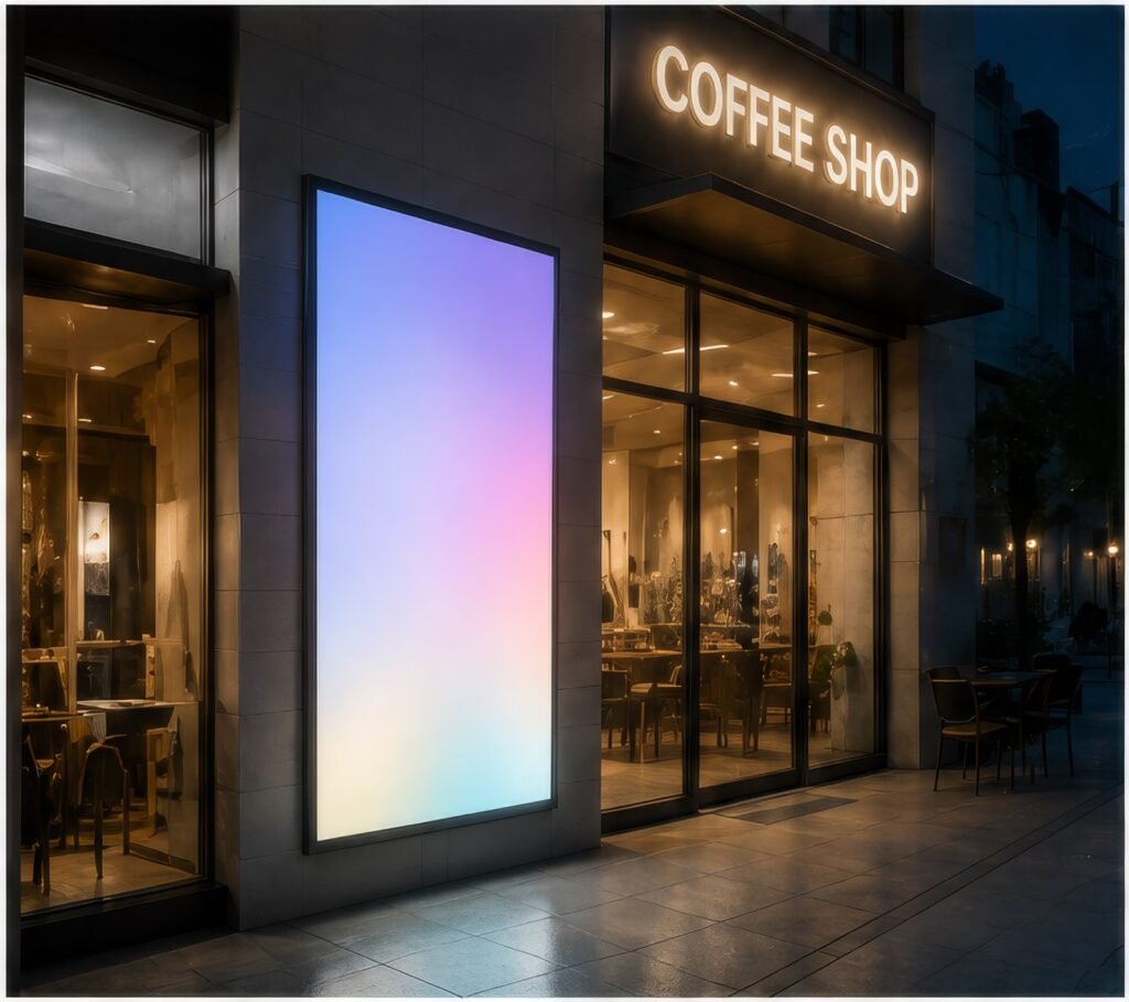 rgb waterproof storefront display